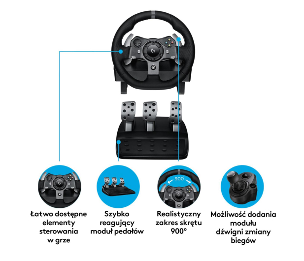 LOGITECH G920 Driving Force - 263261 - zdjęcie 10